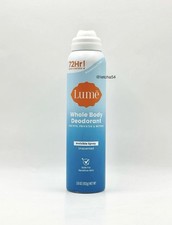 Lume Whole Body Deodorant UNSCENTED Invisible Spray NEW 3.6 oz