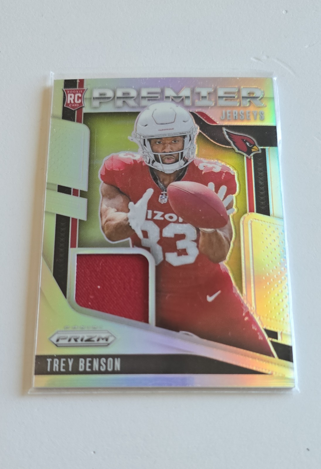 2024 Panini Prizm - Premier Jerseys Trey Benson #PJ-TBN (MEM, RC) 12-6