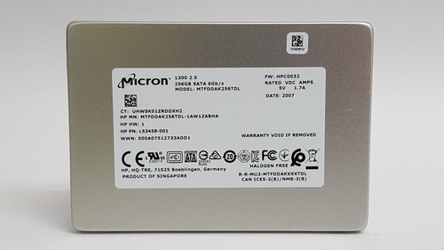 Viel 5 Micron 1300 MTFDDAK256TDL 256 GB SATA III 2.5 IN Solid State Drive