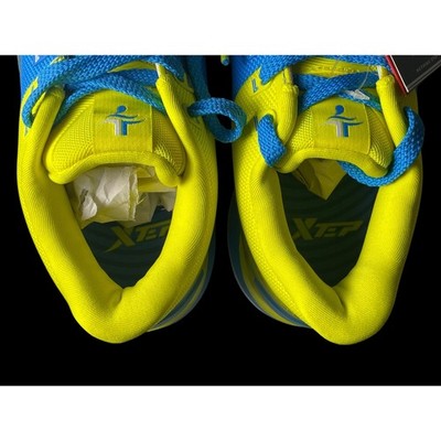 Xtep Jeremy Lin JLin One Hoops For Hope Blue and Yellow Men 