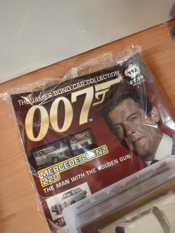 EAGLEMOSS JAMES BOND CAR COLLECTION #112 MERCEDES BENZ 220 MAN WITH A GUN SEALED - Image 2 of 4