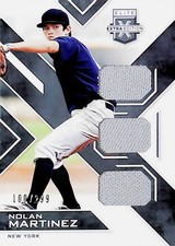 2016 Panini Elite Extra Edition #TM-NM Nolan Martinez Triple Materials 100/299