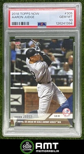 Aaron Judge PSA 10 2018 Topps Now New York Yankees #305 1394