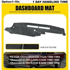 For Chevrolet K2500 K1500 K3500 1988-1994 Car Dash Cover Mat Dashboard Pad Gray For Chevrolet K2500 K1500 K3500 1988-1994 Car Dash Cover Mat Dashboard Pad Gray
