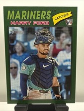 2026 Topps Heritage Harry Ford RC Dark Green Border Parallel SP RC Mariners