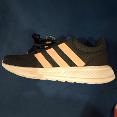 adidas Lite Racer CLN 2.0 Unisex US 6.5 Black Pink Mesh Running GZ2818
