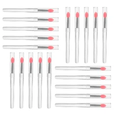  20 Pcs Nail Art Silicone Stick Supplies Metallic Mirror Effect Applicator