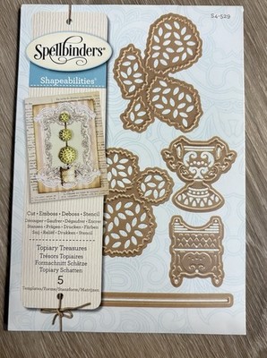 Spellbinders Shapeabilities Topiary Treasures Die Set