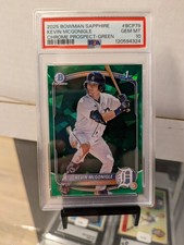2025 Bowman Chrome Sapphire Kevin Mcgonigle 1st Bowman Green /99 