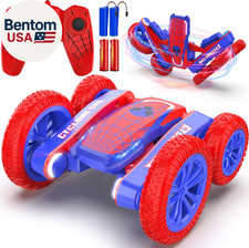 Remote Control Car Spider RC Cars 360  Rotating 4WD RC Stunt Cars Superhero Toys