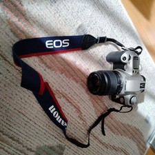 Canon EOS Kiss Silver 35-80mm Lens SLR Camera with Manual and Accessories