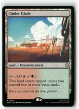 Cinder Glade 61 Commander: Teenage Mutant Ninja Turtles Magic: The Gathering NM