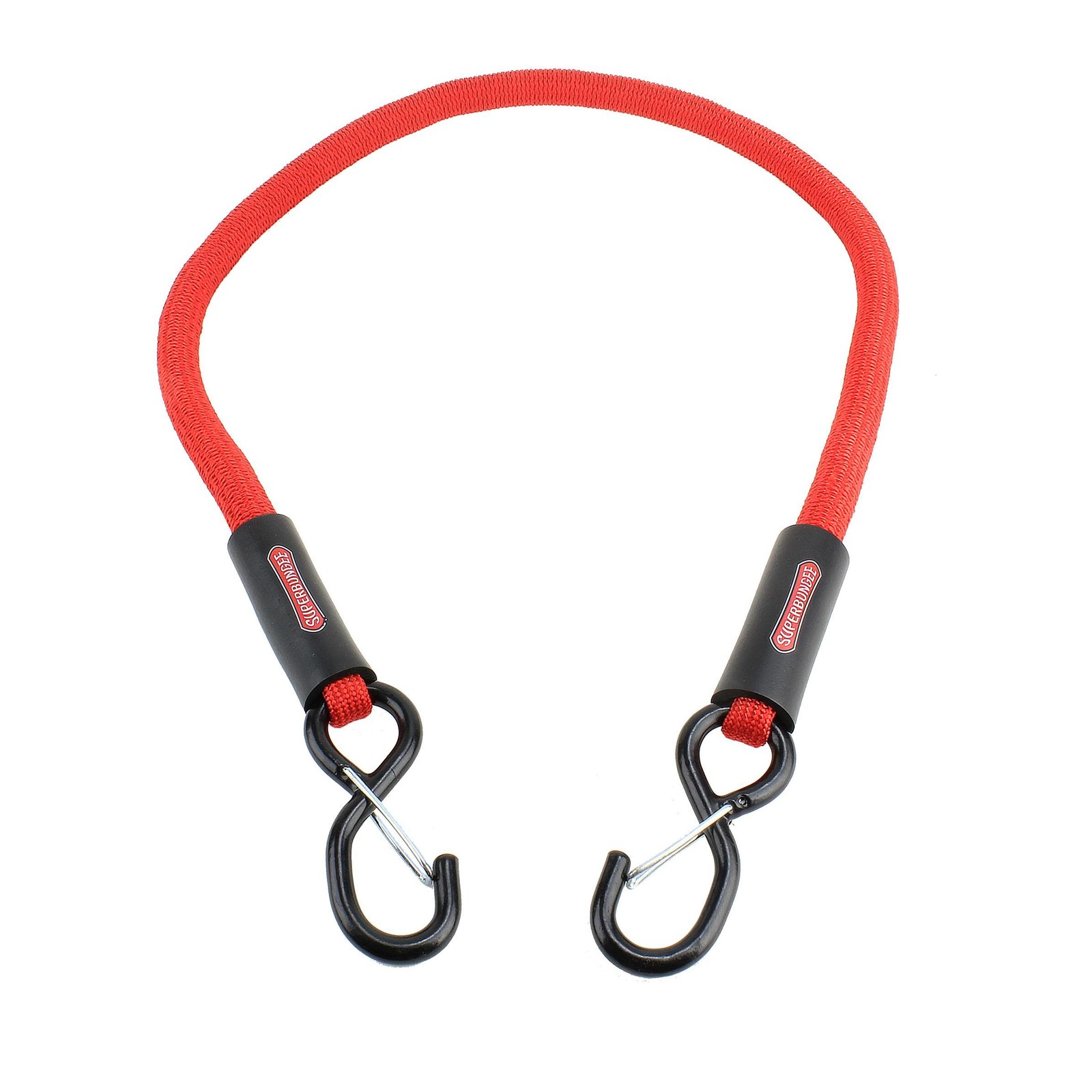 SuperBungee 24 in. Pro-Grade Cord Steel Spring-Clip Rubber-Coated Hooks 3440R