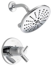 DELTA FAUCET T17T259-H2O SHOWER TRIM 7.75" THERMOSTATIC 1.75 GPM CHROME