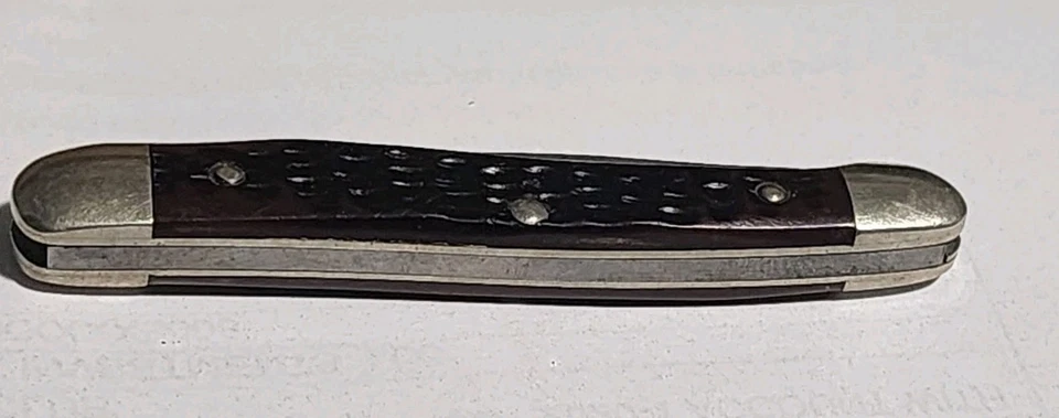 Bonita navaja de bolsillo Case X X 1964 a 1969 EE. UU. 62109X Baby Mini Copperhead Foto 2 de 4