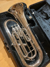 YAMAHA YEP-621S Bb Euphonium Silver Plated Yellow Brass w/Case Tracking