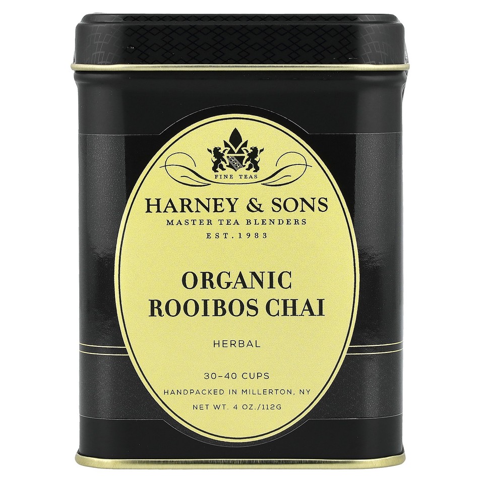 Herbal Tea, Organic Rooibos Chai, Caffeine Free, 4 oz (112 g)