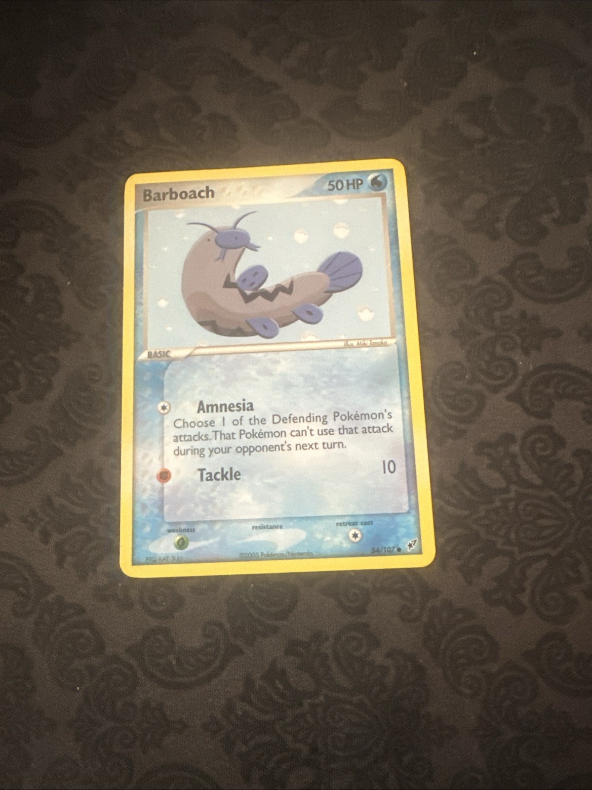 Pokemon EX Deoxys 54/107 Common Card - Barboach D1