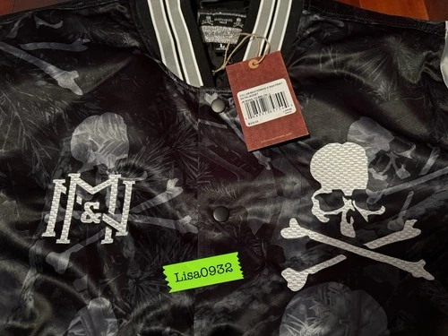 🔥100% Mitchell & Ness x Mastermind World Satin Varsity Jacket Size Large (L)🔥 image 4