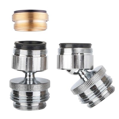 Hibbent Faucet Adapter Kit, Swivel Aerator to 3/4 inch, Chrome 