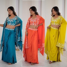 Indo western dress Indian Pakistani ethnic wedding bridal readymade bollywood