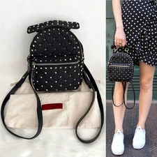 ✨Authentic VALENTINO GARAVANI Nylon Spike Mini Backpack Black