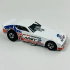 Vintage Hot Wheels 1977 Hong Kong Snake White Army Plymouth Funny Car Blackwall