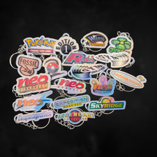 Pokemon Binder Tag Keychains - WOTC Base Sets - You Choose