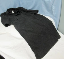 Linda Lundstrom Canada Wool Blend Gray Long Trench Coat Size Small (B3)