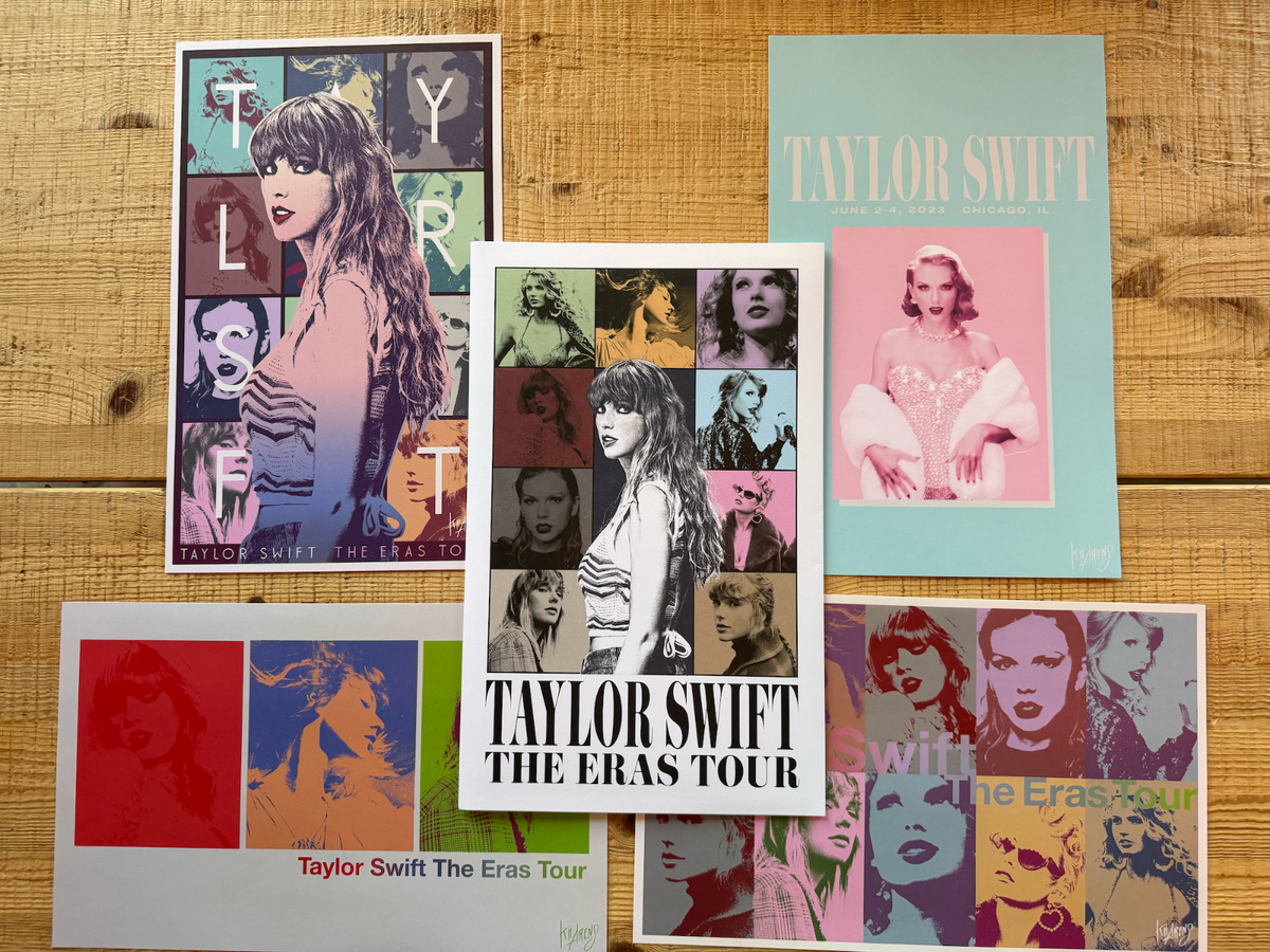 Taylor Swift Eras Tour City Poster Chicago Set - Authentic | eBay