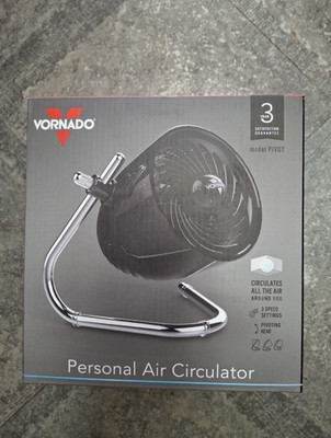 Vornado Pivot 4'' Personal Air Circulator Fan in Storm Gray CR1-0281-06