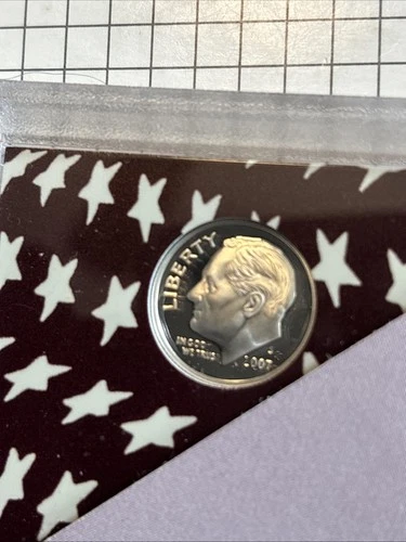 2007 S Proof Silver Roosevelt Dime From Proof Set With Free Shipping