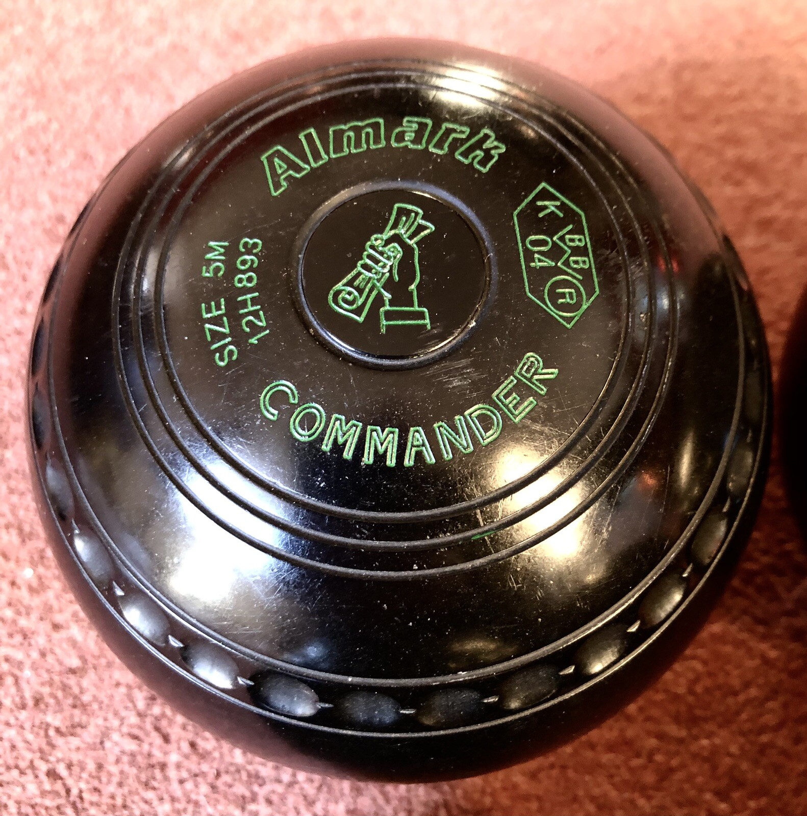 ALMARK COMMANDER Lawn Bowls Size 5 Medium Indoor / Outdoor Good