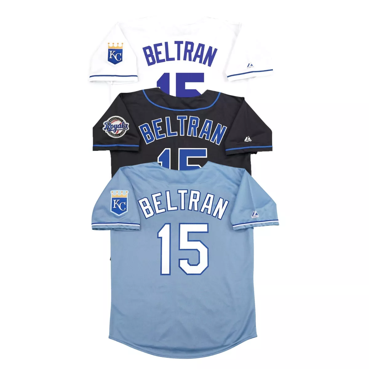Carlos Beltran Kansas City Royals Home Road Alternate Men s Jersey w Patch