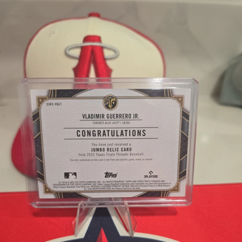 2022 Topps Tribute -  Vladimir Guerrero jr - jumbo relic - Gold /48 Beauty  😻  - Image 2 of 2