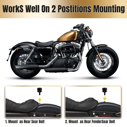 Motociclo Posteriore Bullone del sedile Vite parafango Per Harley Sportster XL - Picture 3 of 12