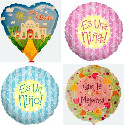 Mis Quince 18'' Spanish Es Nina Es Un Nino Mis 15 Mi Boda Foil Mylar Balloons