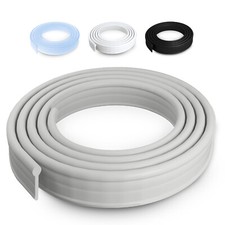 Shower Seal Strip For Screen Door 1200 Soft Rubber Grey/Black/White/Transparent