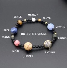 Armband Galaxie alle Planeten Sonnensystem Pl...