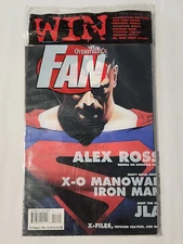 SEALED OVERSTREET'S FAN #14 MAGAZINE AUG 1996 ALEX ROSS SUPERMAN COVER
