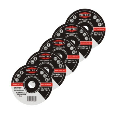 Trennscheibe Inox 125x1mm Trennscheiben für Edelstahl Blech Metall 10 20 50 100