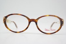 Vintage Glasses Paloma Picasso 8201 640 Brown Gold Oval Eyeglass Frame