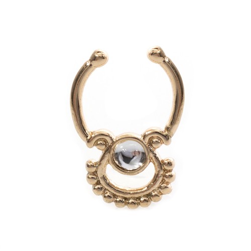 Septum Hanger with bottom fan Design 8 mm Drop Length - Picture 12 of 13