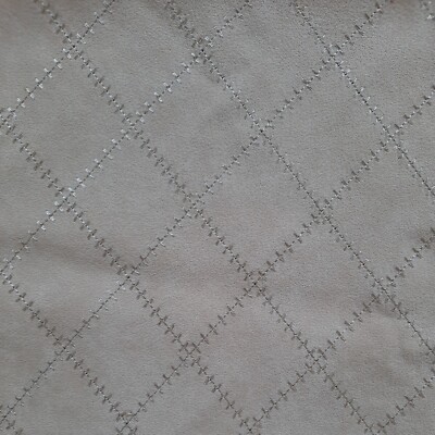 VTG 1+ Yard Sueded / Shiny Fabric 58'' X 56'' Extra Wide Beige Tan Patchwork