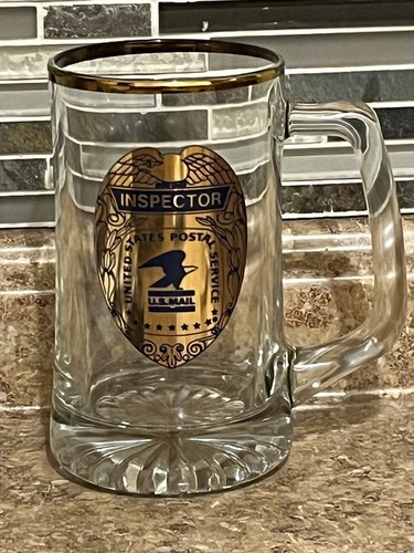 United States Postal Service Inspector Glass Stein Beer Mug Usps Ebay United States Postal Service Inspector Glass Stein Beer Mug Usps Ebay