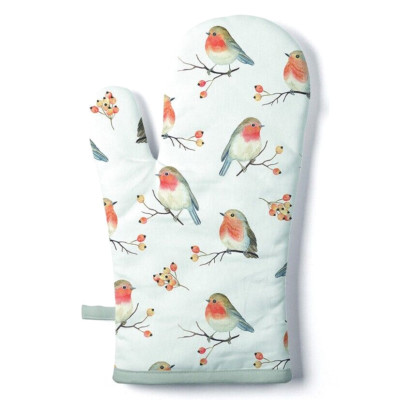 Ofenhandschuh ROBIN FAMILY by Ambiente | Rotkehlchen