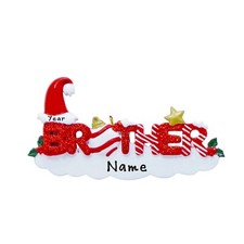 PERSONALIZED Brother Christmas Tree Ornament 2023 Keepsake Holiday Gift
