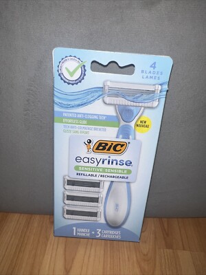 bic easy rinse razor Sensitive Rechargeable 