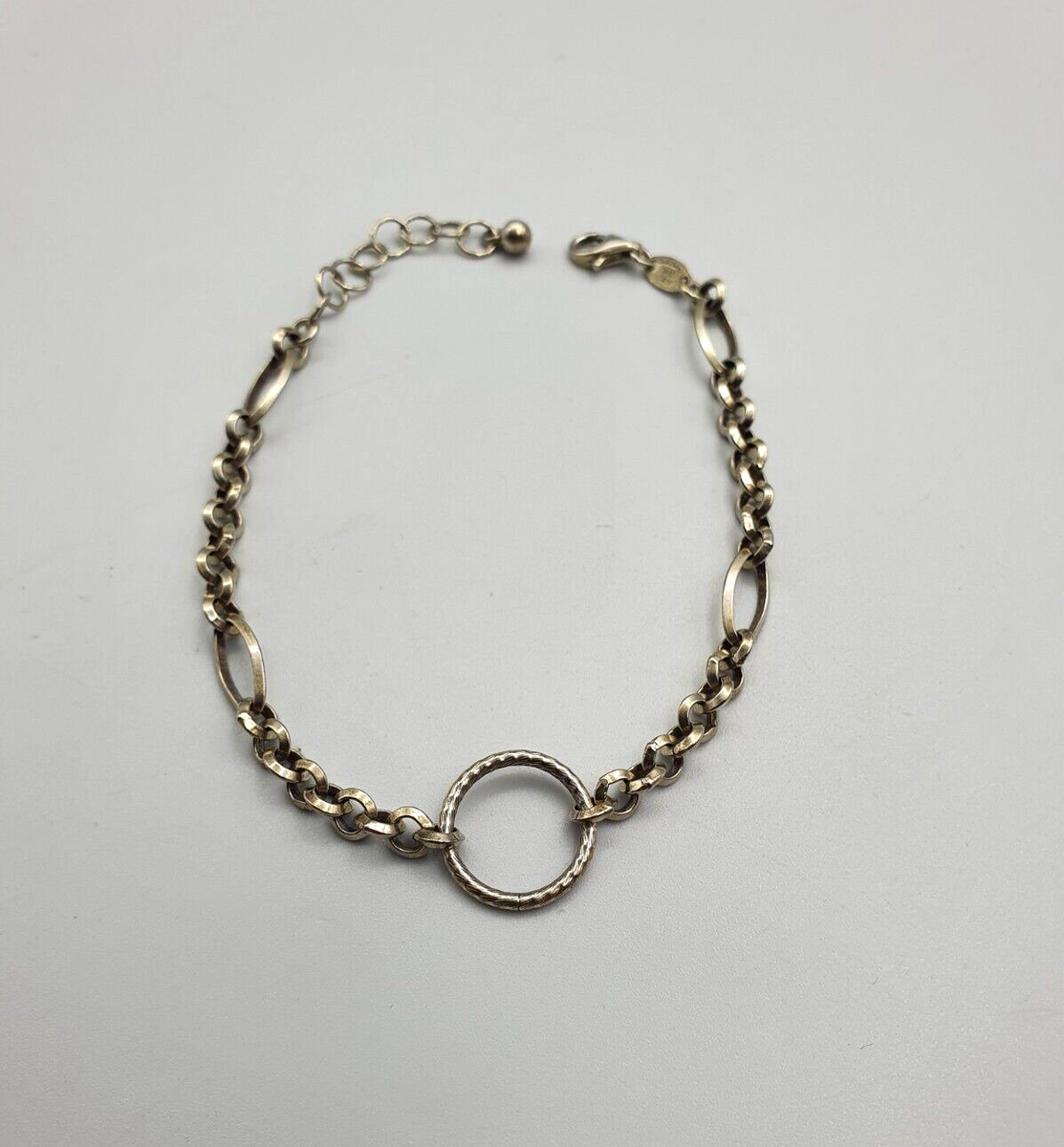 Dyadema Sterling Silver 925 Chain Link Bracelet Made in Italy Dainty  Minimalist