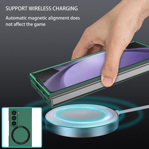 For Samsung Galaxy Z Fold6 5 4 3 Magnetic Wireless Charging Shockproof Slim Case - Photo 44 sur 82